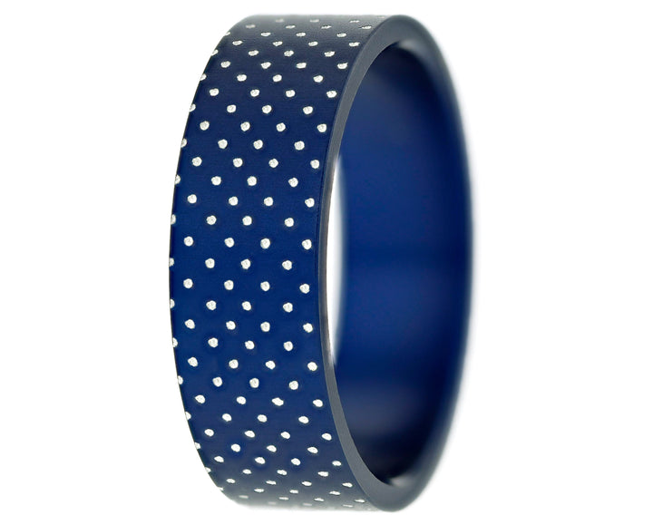 ⸰⸰⸰⸰⸰ Addon in aluminium little dots navy blue ⸰⸰⸰⸰⸰