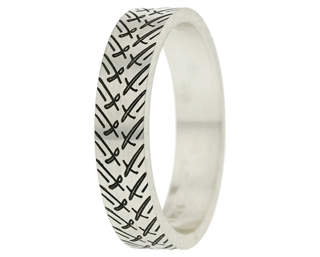 2/3 Addon in oxidised silver "Tire" customised