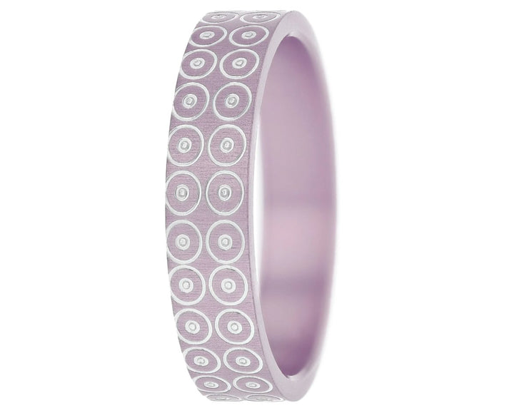 Anneau (addon deux tiers) en aluminium, Kate de la collection Octobre rose 2024 pour bague mood interchangeable