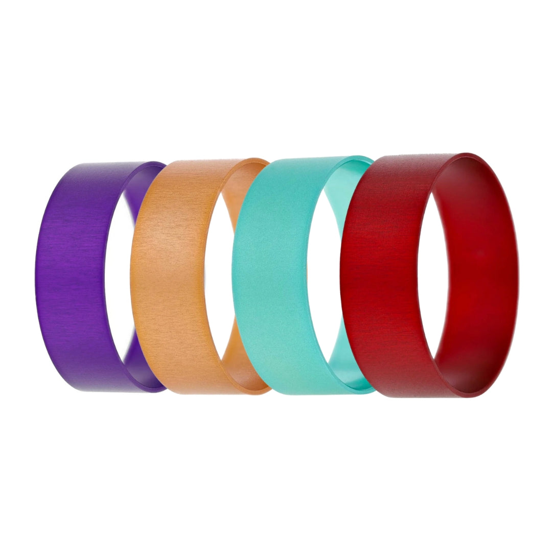 Pack de 4 inserts colorés pour bague mood, couleur à choix