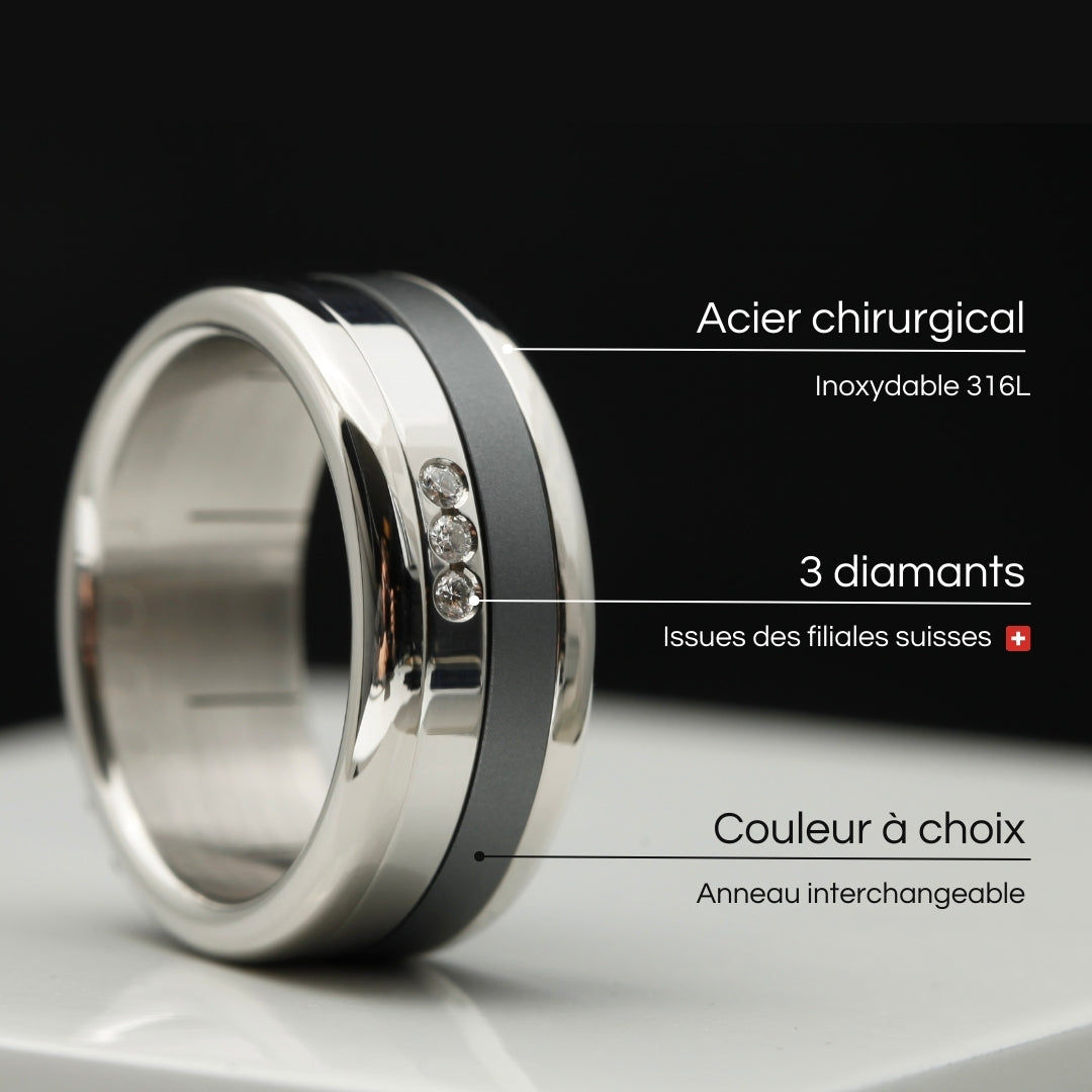 Bague mood | Élégance & diamants