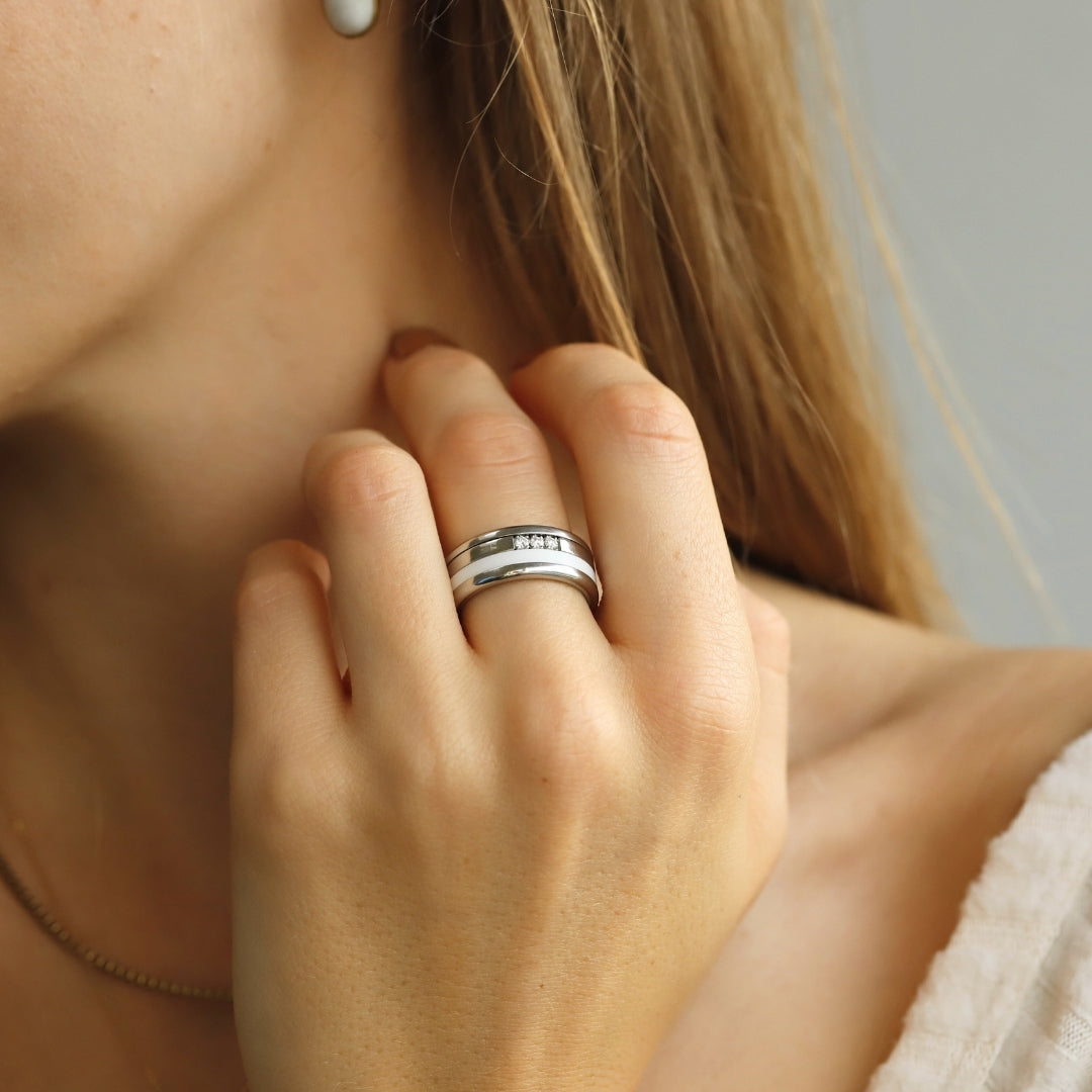 Bague mood | Élégance & diamants