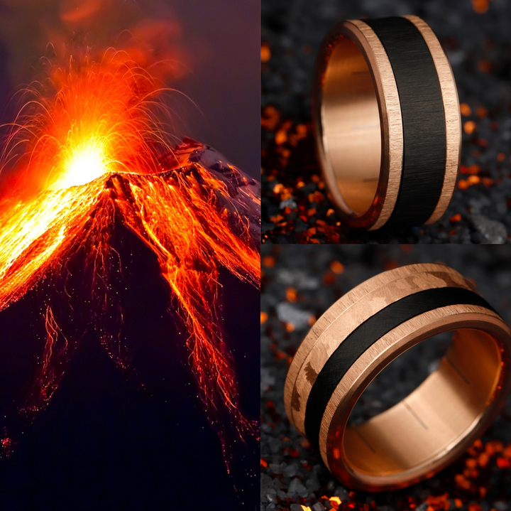 🔴 Komplettes Ring-Set Magma