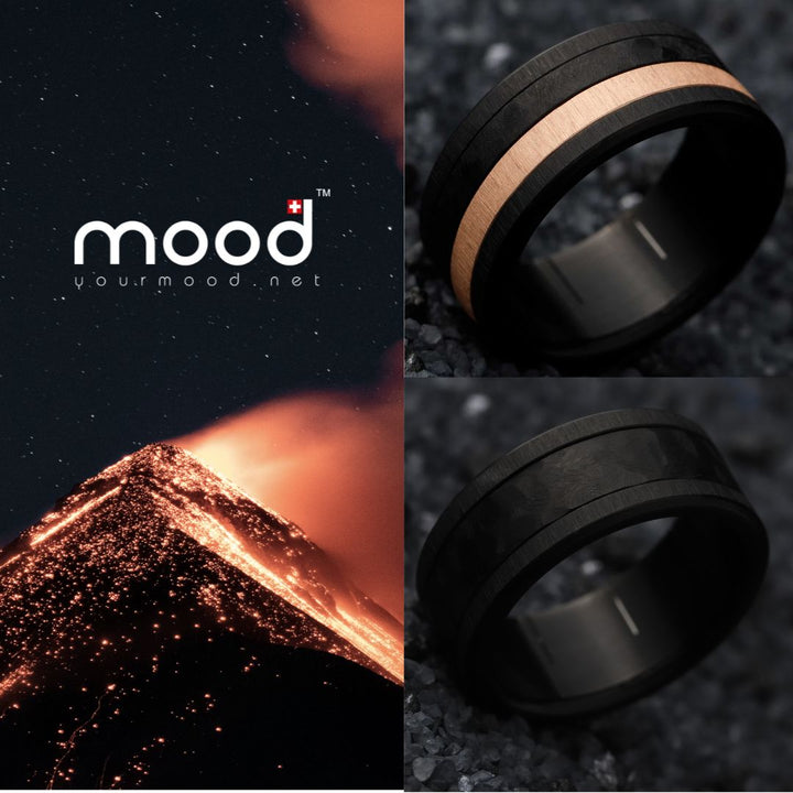 ⚫️ COMPLETE RING SET Black Volcano