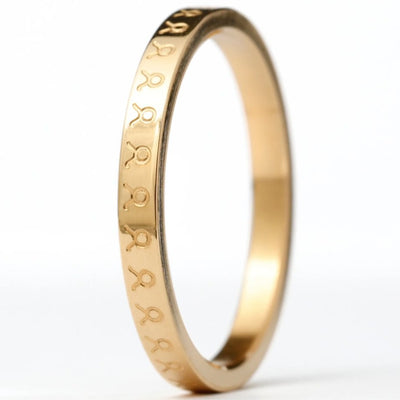 Ring-Set | Sternzeichen personalisiert | Yellow Gold