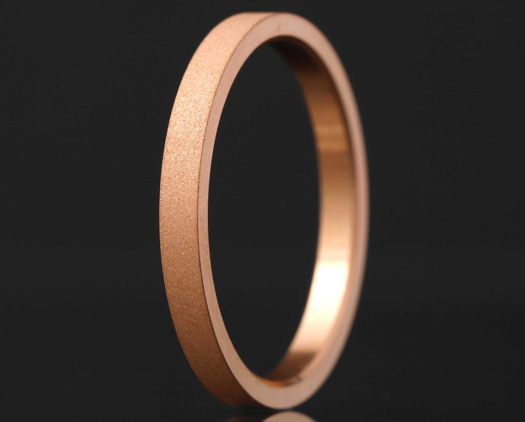 Set medium addons brushed and sandblasted rose gold