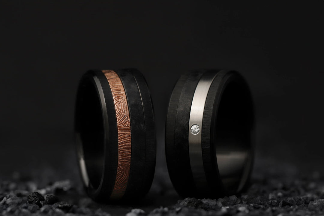 🖤🤍 Duo of promise, union, engagement or wedding rings