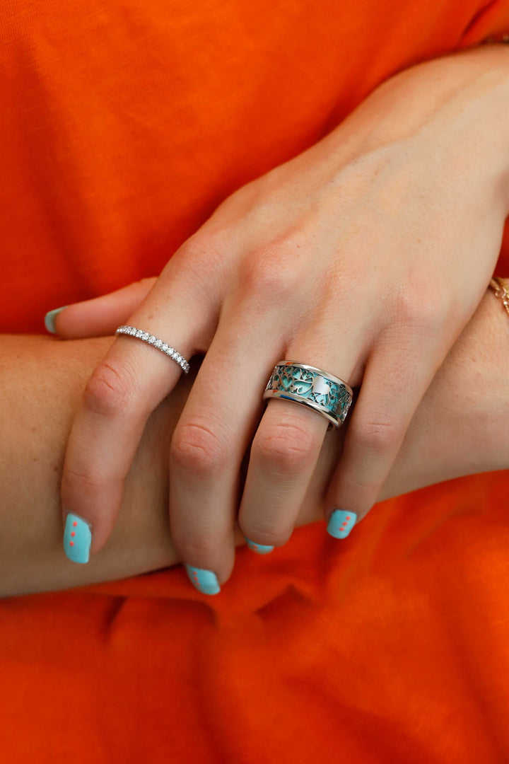 Ring-Set | Herzen der mood Lovers - auswechselbarer mood Ring