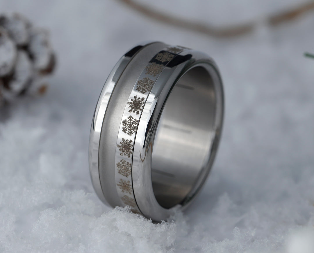 ❄️ Medium addon (inner ring) "Flakes" in steel