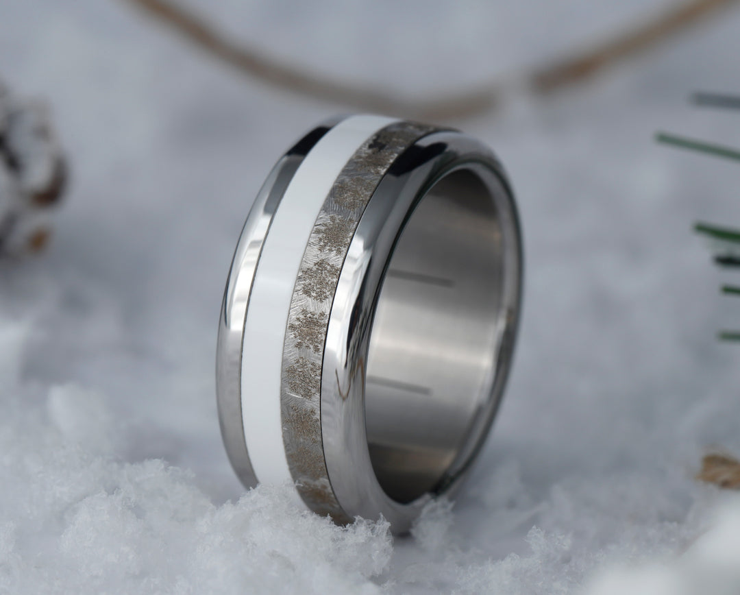 ❄️ Medium addon (inner ring) "Flakes" in brushed steel