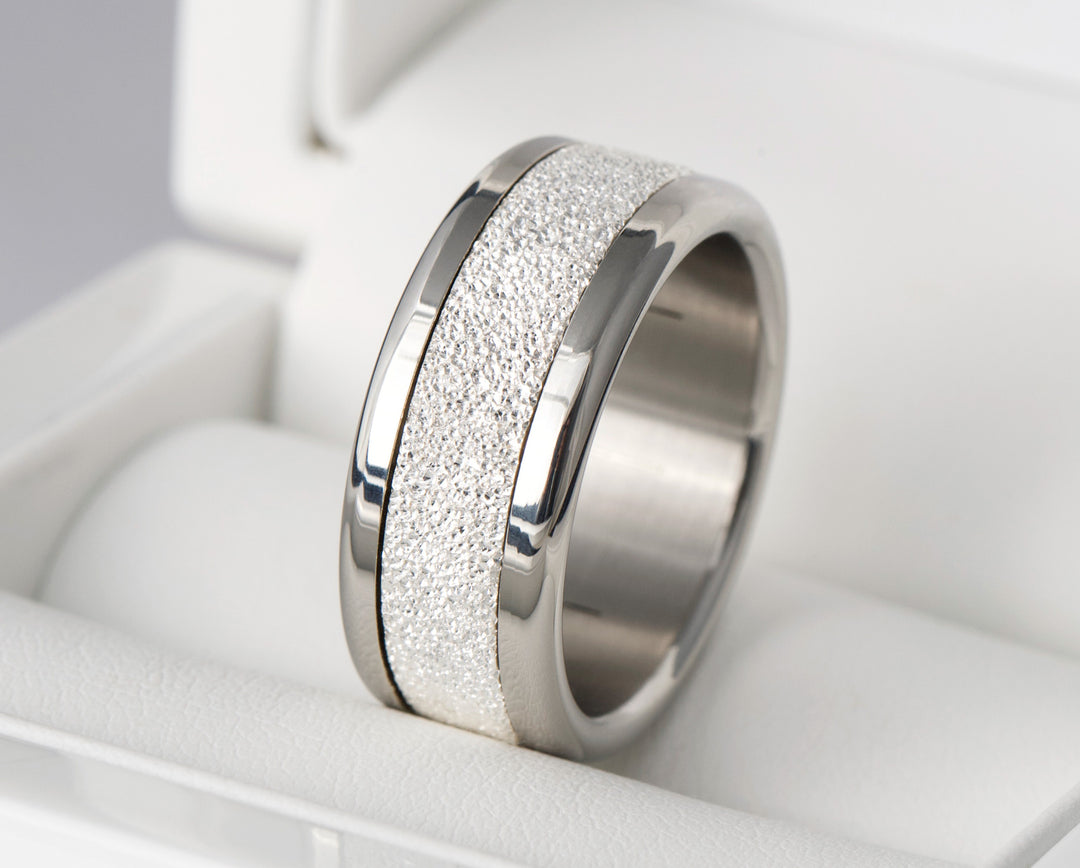 mood ring "Eternal snow" in 925 silver [LIMITED EDITION]