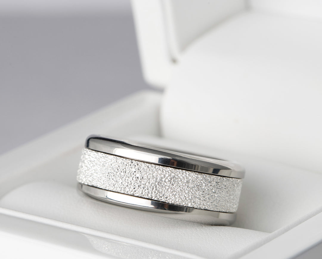 mood ring "Eternal snow" in 925 silver [LIMITED EDITION]