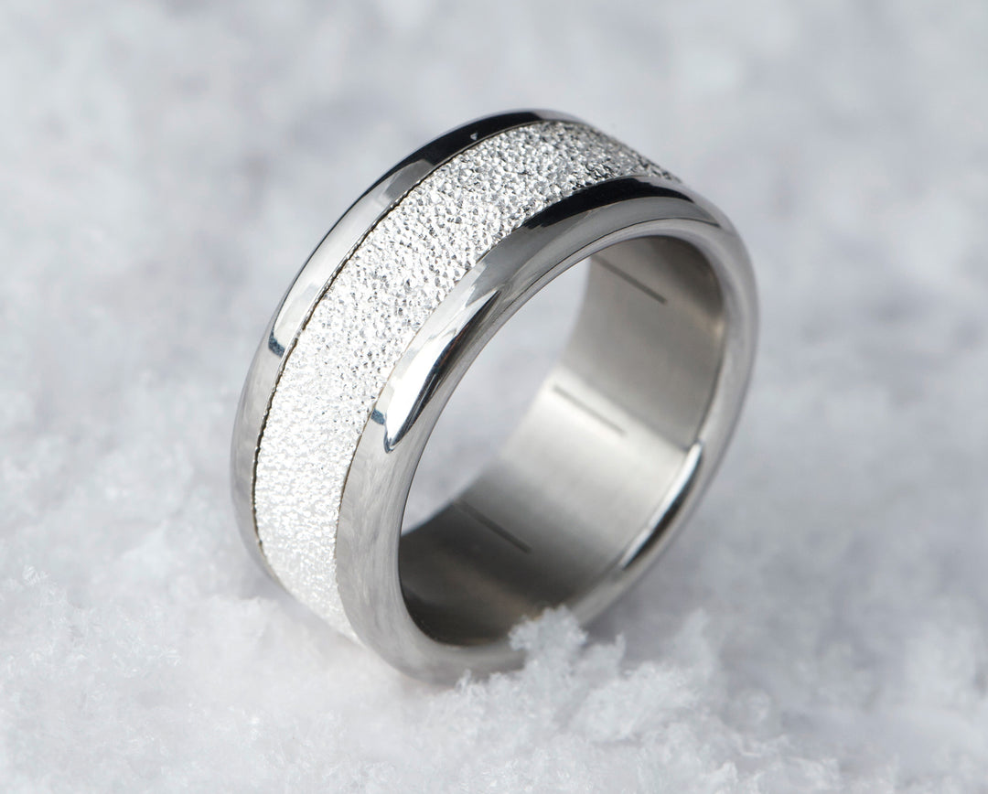 mood ring "Eternal snow" in 925 silver [LIMITED EDITION]