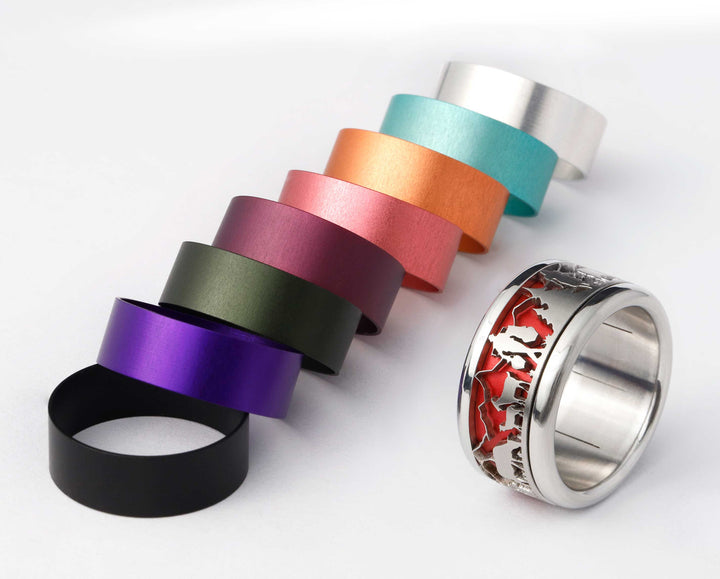 Coffret | Poya avec 7 couleurs à choix - Bague mood interchangeable