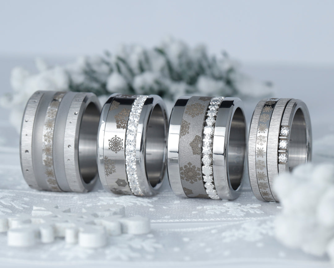 ❄️ Medium addon (inner ring) "Flakes" in steel