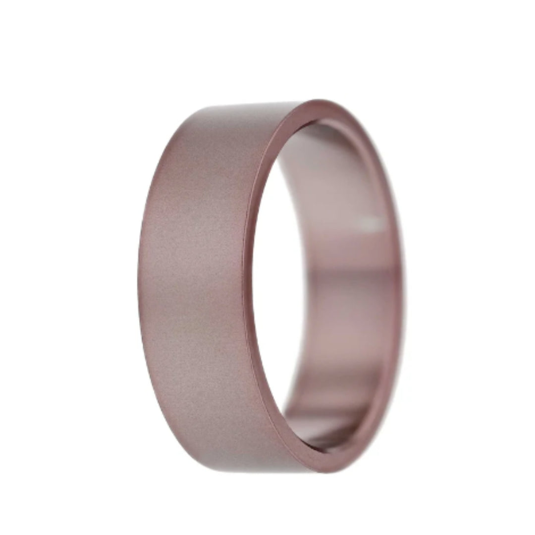 anneau interchangeable aluminium mauve pour bague mood