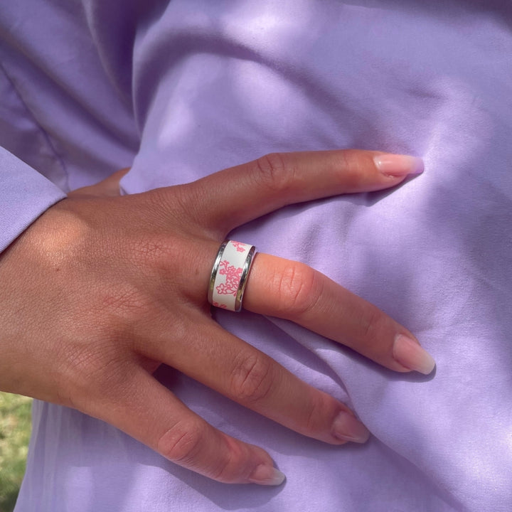 Ring set | Small Summer Tea - Interchangeable mood ring