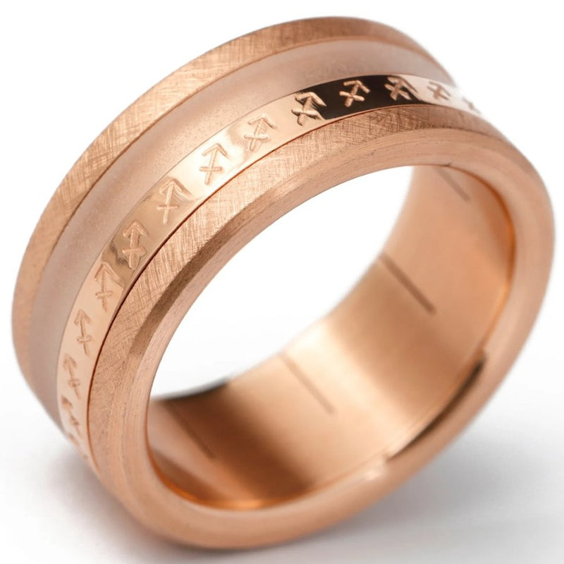 Ring set | Zodiac customized | Pink Gold