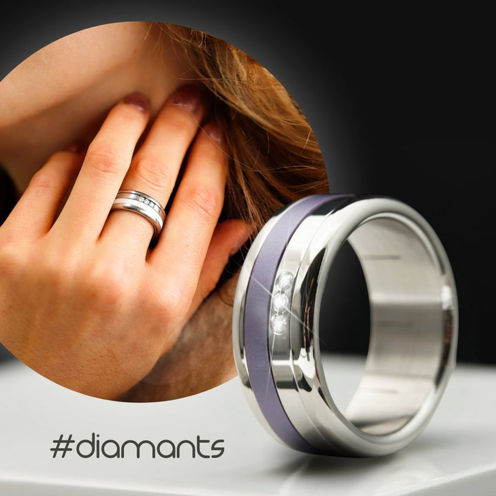 Bague mood | Élégance & diamants