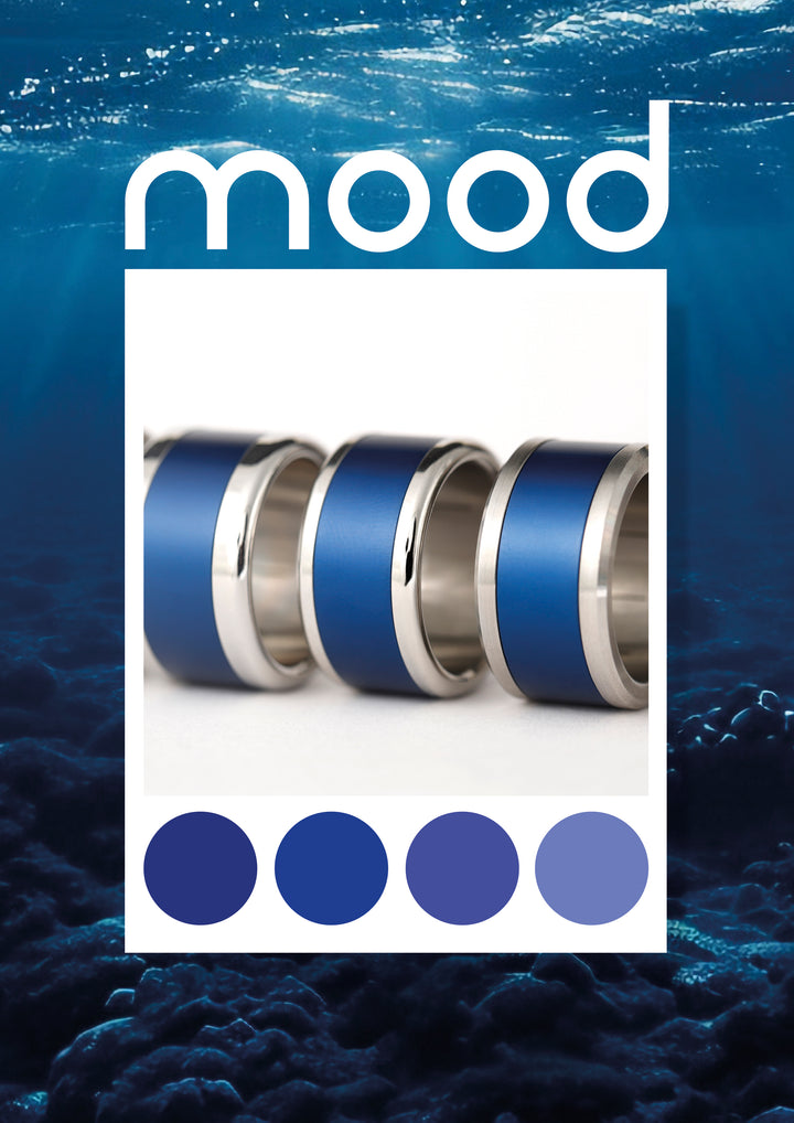 Addon aus Aluminium Marineblau