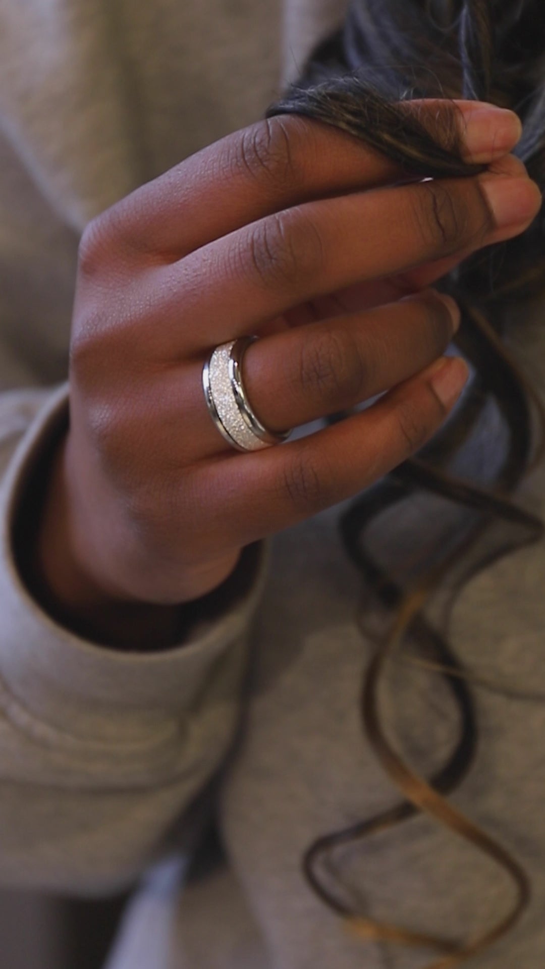 Bague mood "Neige éternelle" en argent 925 [EDITION LIMITÉE]