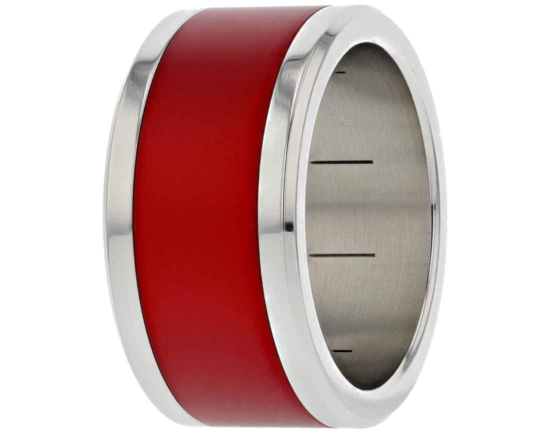 Rotes Addon aus eloxiertem Aluminium