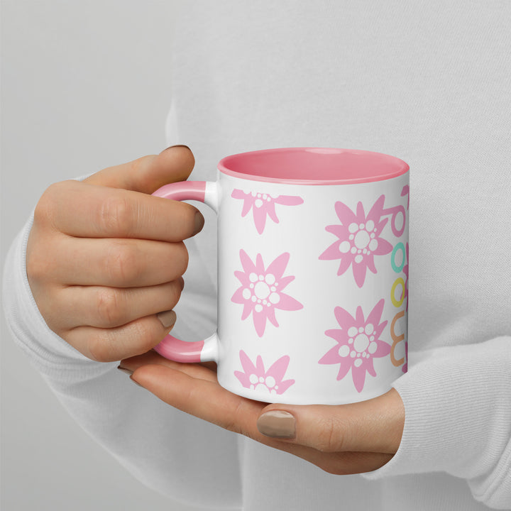 Tasse mit bunter Innenseite