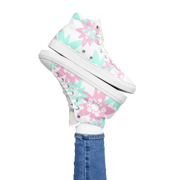 Women's canvas high-top sneakers