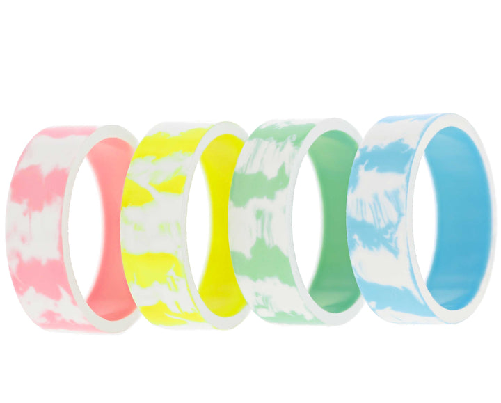 Set Fluo Tie & Dye White