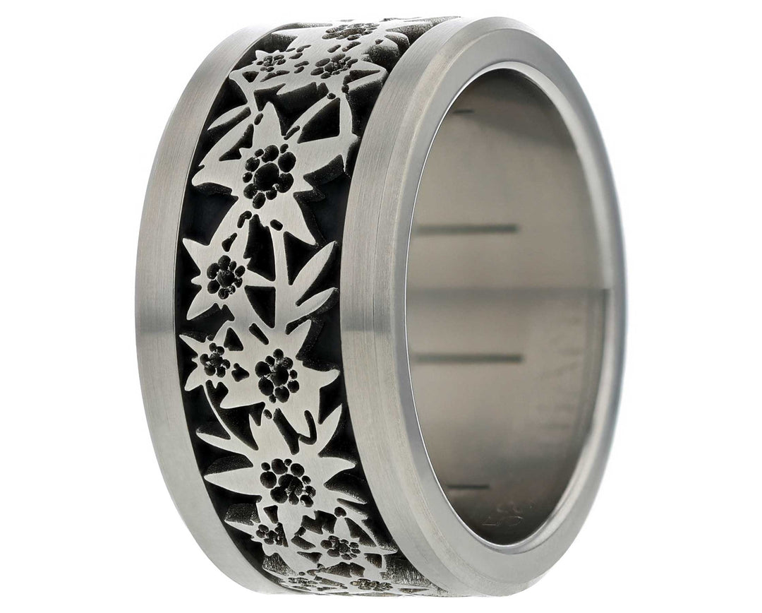 coffret Bague mood interchangeable - 3d Edelweiss - Noir