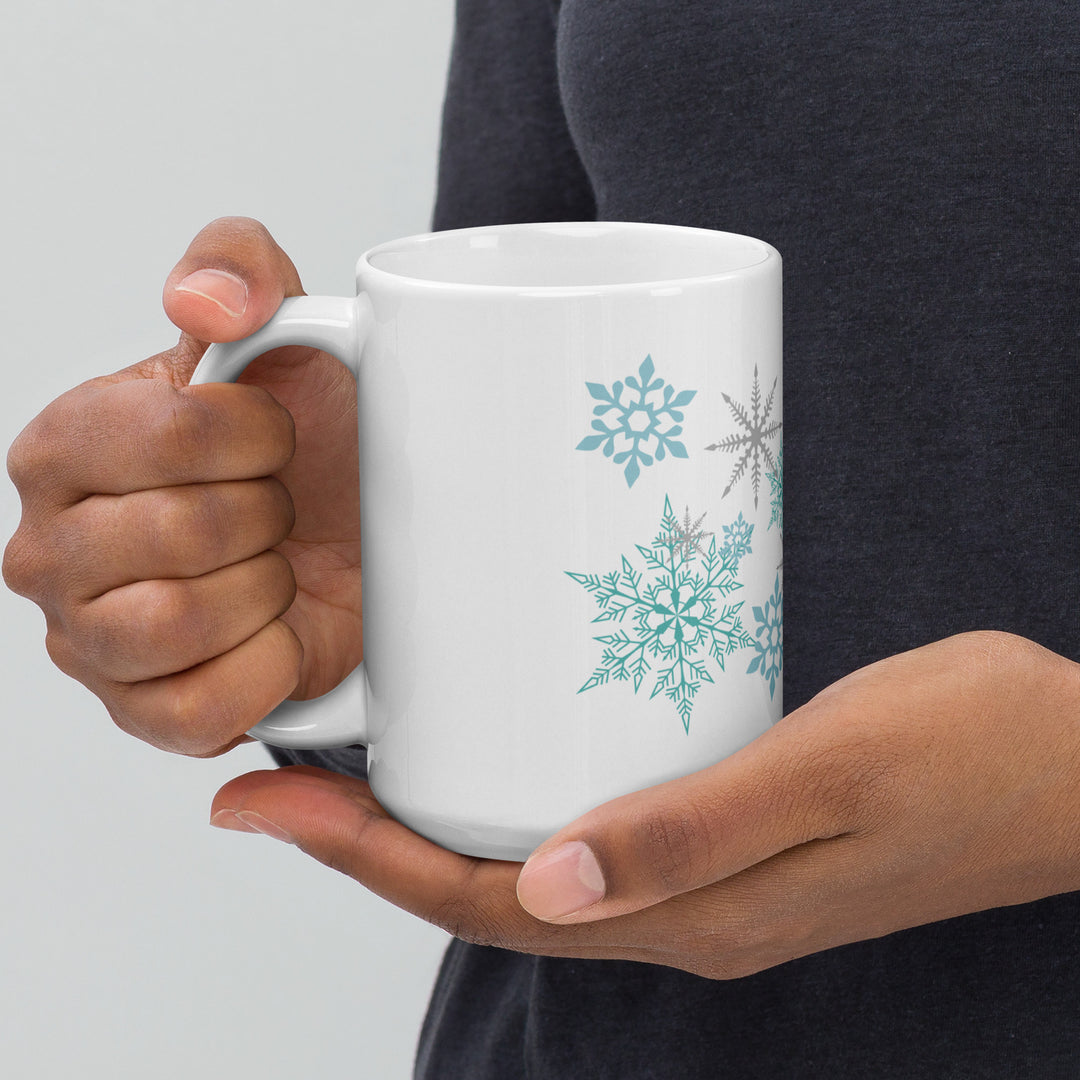 Mug Blanc Brillant - Mood Flocons